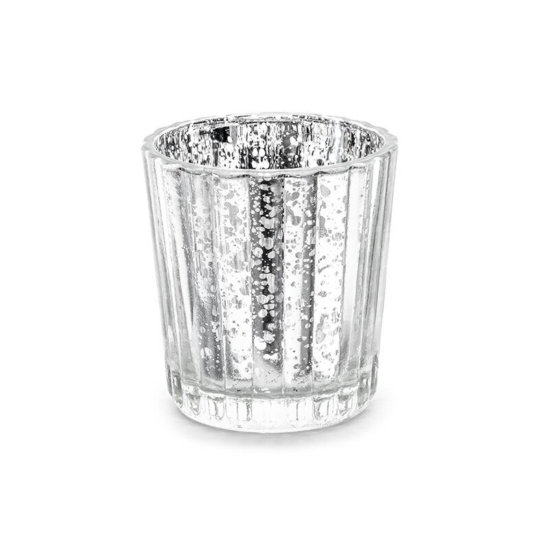 Žvakidė Sidabrinė 6cm 4vnt Žvakidė Sidabrinė 6cm 4vnt